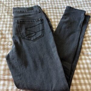 Seven7 Dark Gray Skinny Jeans for Women